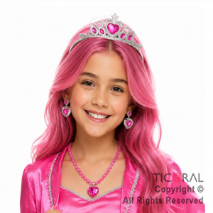 SET PRINCESA ROSA X 3 UNIDADES